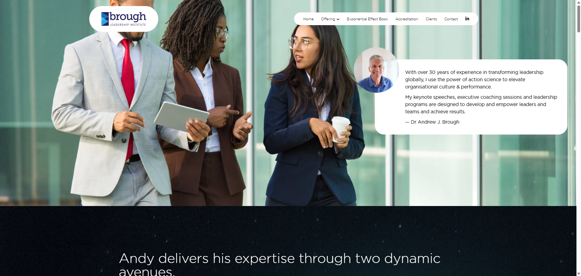 Andrew Brough Website