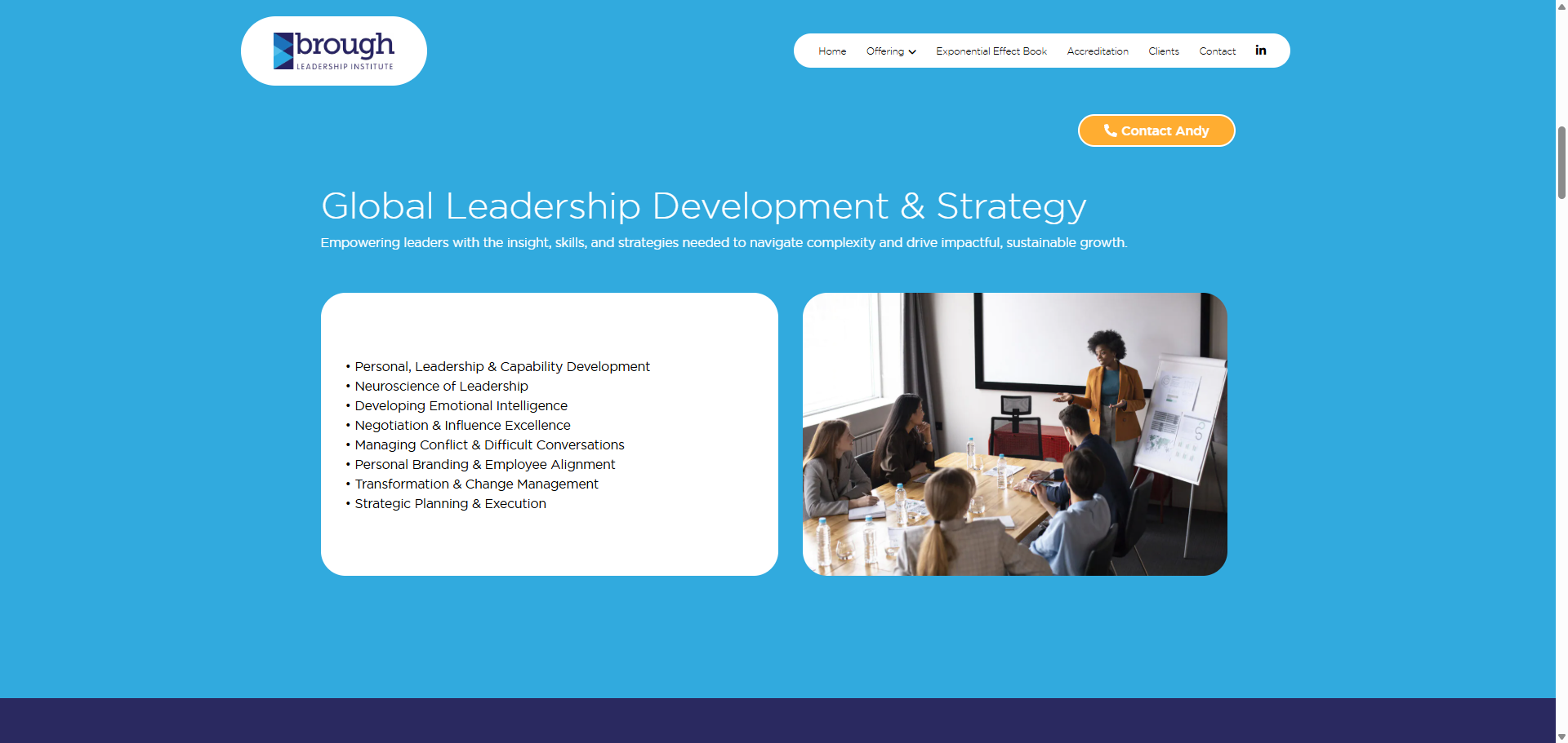 Andrew Brough Website