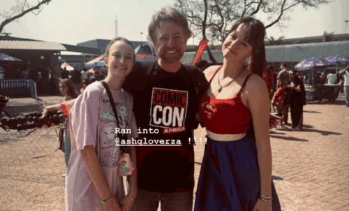 Ash Glover at Comic Con Africa, 2025