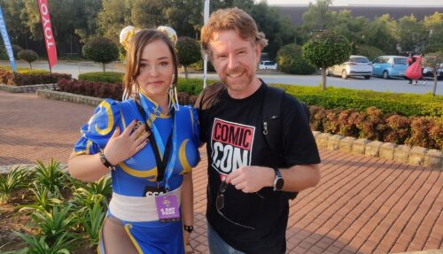 Ash Glover at Comic Con Africa, 2025
